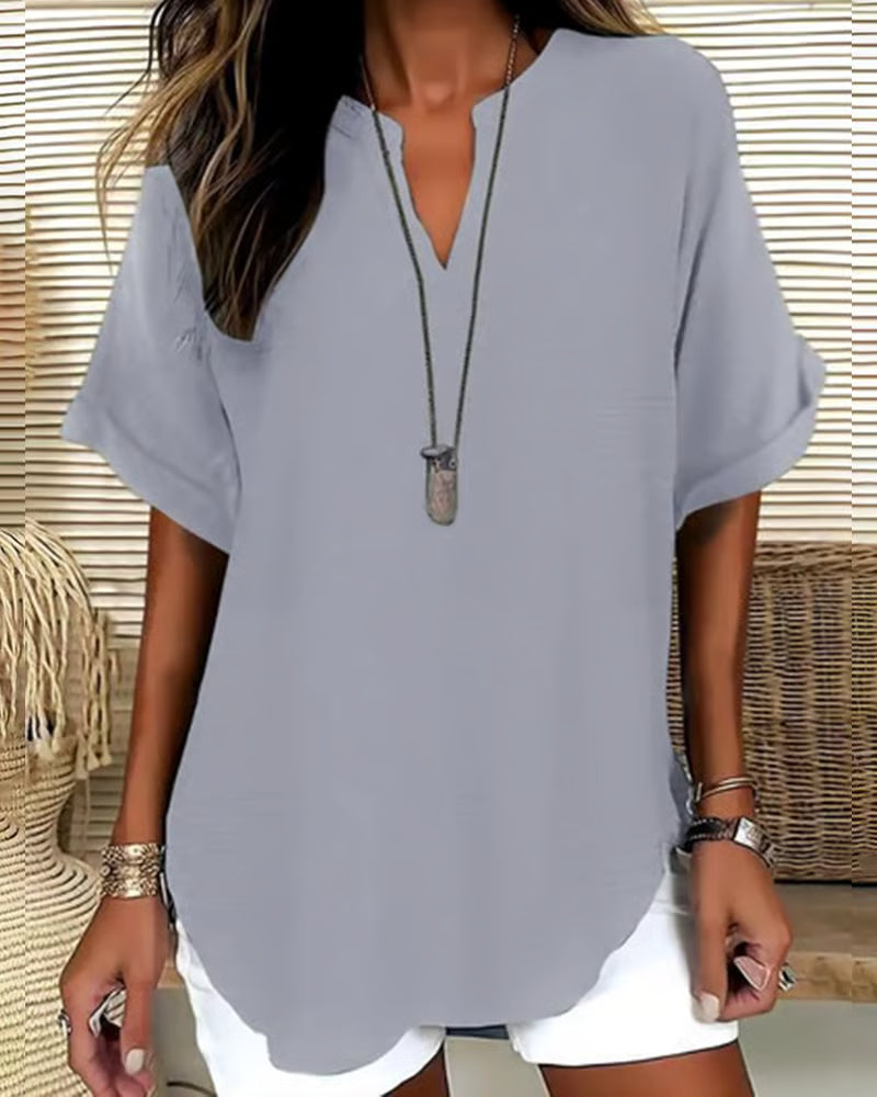 Marina | Blusa holgada lisa