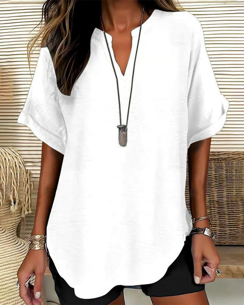 Marina | Blusa holgada lisa