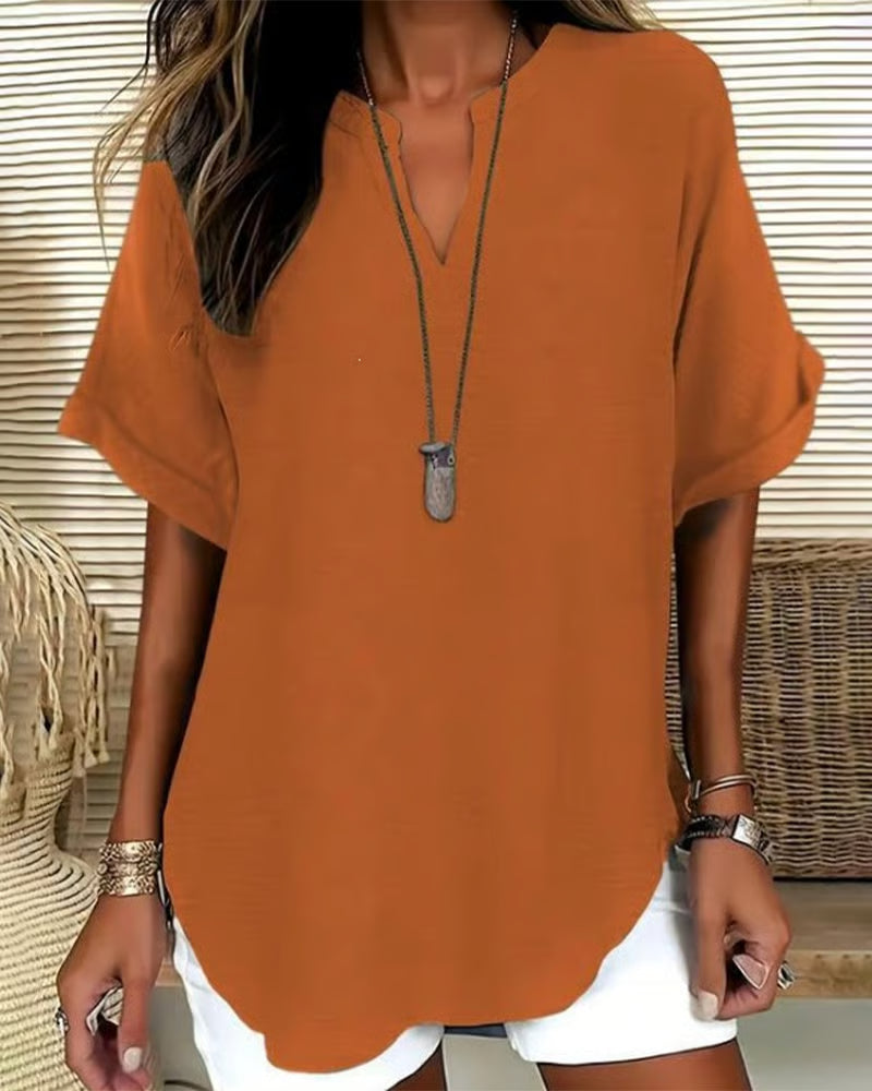 Marina | Blusa holgada lisa