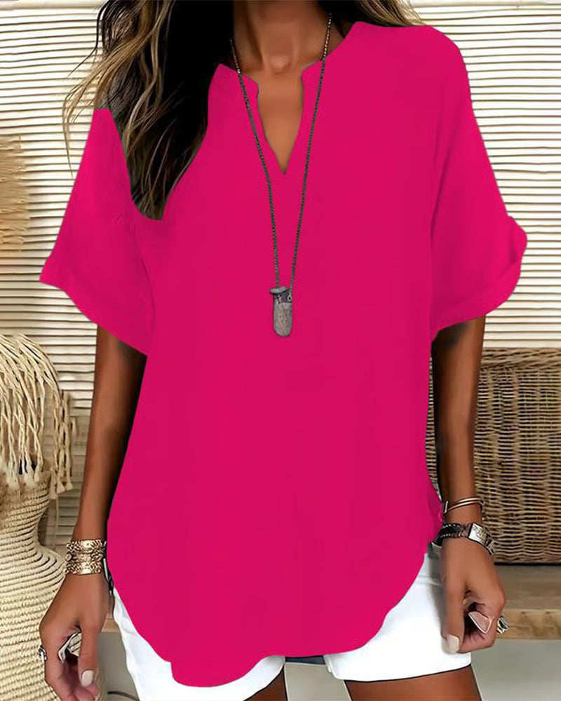 Marina | Blusa holgada lisa
