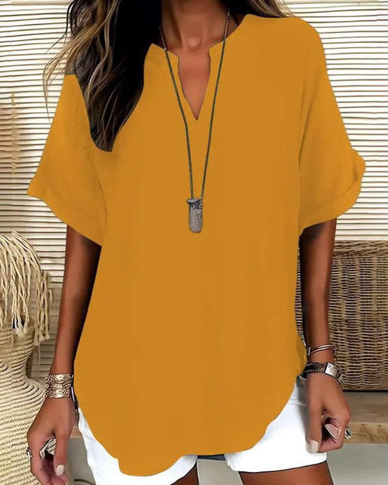 Marina | Blusa holgada lisa