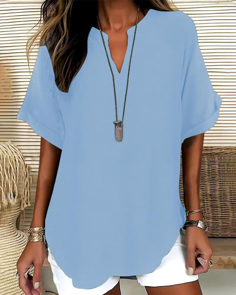 Marina | Blusa holgada lisa