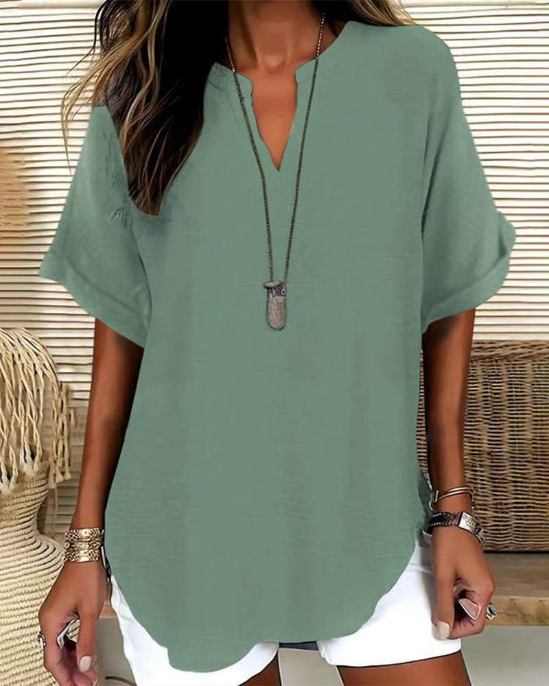 Marina | Blusa holgada lisa