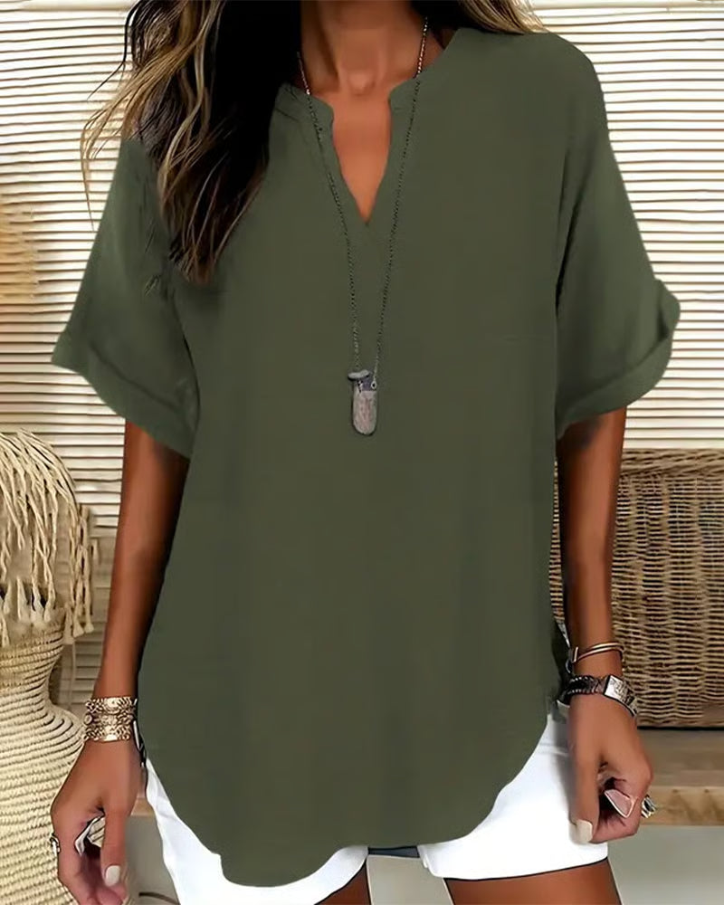 Marina | Blusa holgada lisa