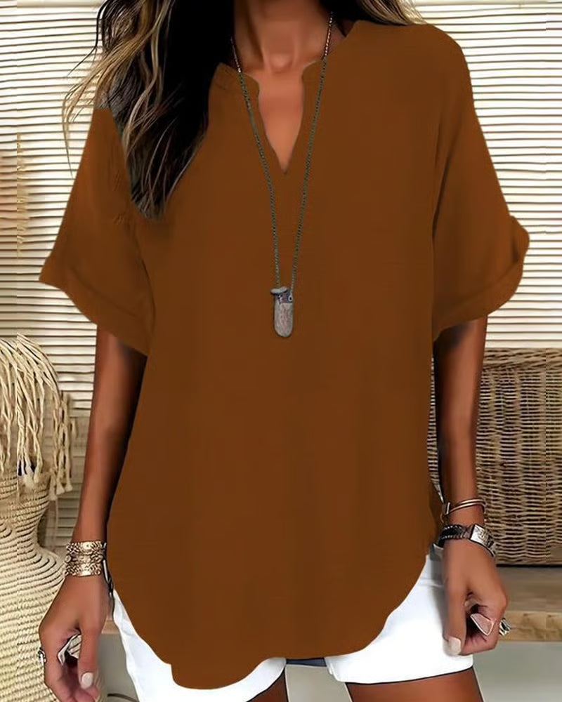 Marina | Blusa holgada lisa